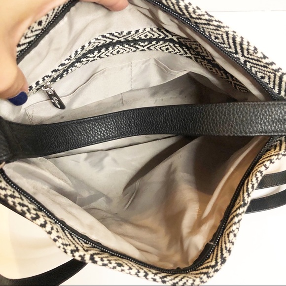 Thirty-One black white diamond shoulder bag - Picture 8 of 8